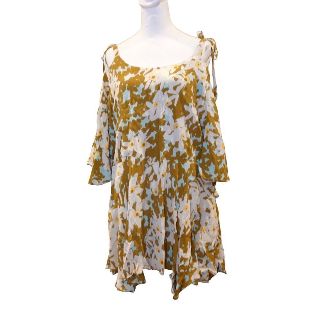 Free People One Lucina Boho tunic strappy dress Women's size XS - Picture 2 of 11